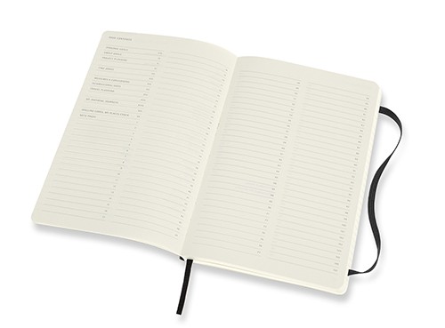 Блокнот недатований Moleskine PRO м'який середній 13 х 21 см чорний