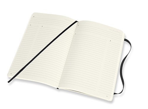 Блокнот недатований Moleskine PRO м'який середній 13 х 21 см чорний