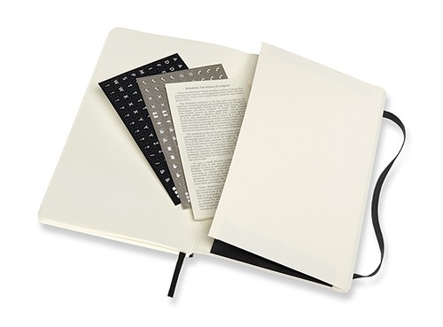 Блокнот недатований Moleskine PRO м'який середній 13 х 21 см чорний