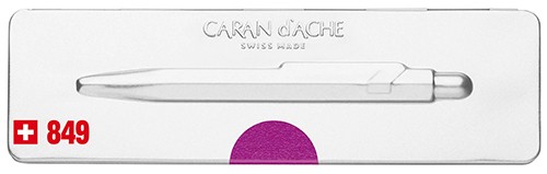 Ручка Caran d'Ache 849 Metal-X фіолетова + бокс