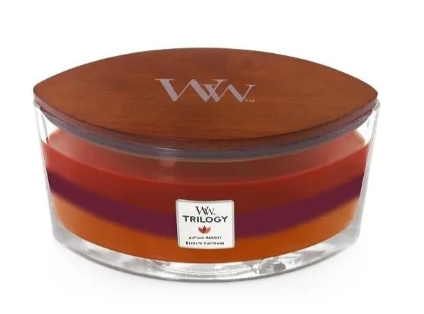 Ароматична свіча WoodWick Ellipse Trilogy Autumn Harvest 453 г