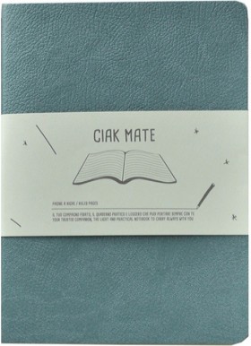 Блокнот Ciak Mate блакитний 14,5 х 21 см в лінію