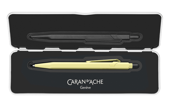 Ручка Caran d'Ache 849 Claim Your Style монохром крижаний лимон + бокс