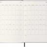 Щотижневик з місцем для записів Moleskine на 2026 рік середній 13 х 21 см чорний