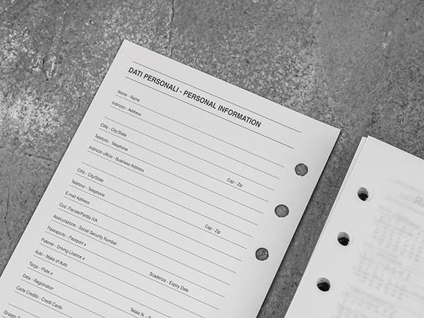 Вставка inTempo для органайзера Щоденник на 2026 рік Personal