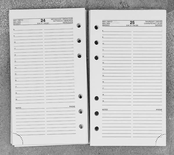 Вставка inTempo для органайзера Щоденник на 2026 рік Personal