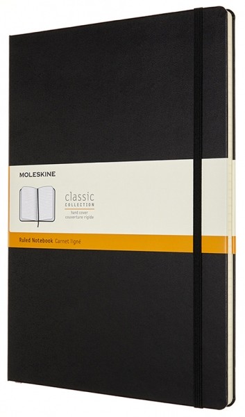 Блокнот Moleskine Classic A4 21 x 29,7 см в лінію чорний