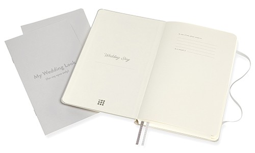 Подарункове видання Moleskine Passion Весілля середній 13 х 21 см сріблястий