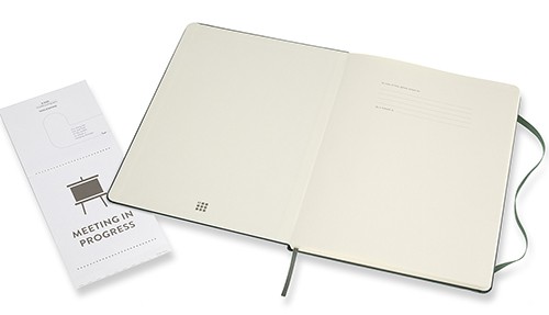 Блокнот недатований Moleskine PRO великий 19 х 25 см лісовий зелений 