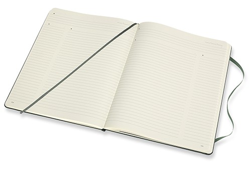 Блокнот недатований Moleskine PRO великий 19 х 25 см лісовий зелений 