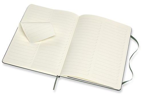 Блокнот недатований Moleskine PRO великий 19 х 25 см лісовий зелений 