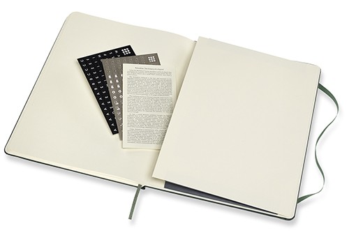 Блокнот недатований Moleskine PRO великий 19 х 25 см лісовий зелений 
