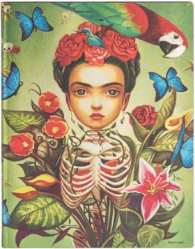 Блокнот Paperblanks Фріда Кало Стиль Лакомба Flexi середній 13 х 18 см в лінію 