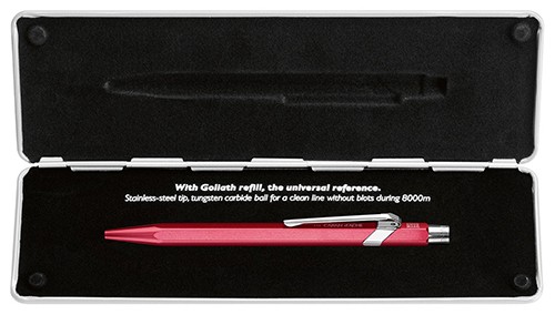 Ручка Caran d'Ache 849 Metal-X червона + бокс