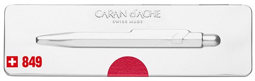 Ручка Caran d'Ache 849 Metal-X червона + бокс