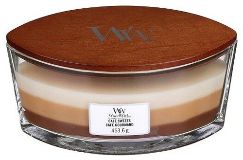 Ароматична свіча WoodWick Ellipse Trilogy Cafe Sweets 453 г