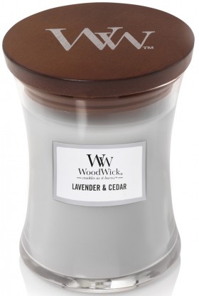 Ароматична свіча WoodWick Medium Lavender &amp; Cedar 275 г 