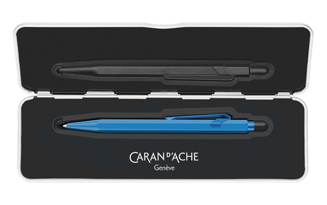 Ручка Caran d'Ache 849 Claim Your Style монохром лазур + бокс