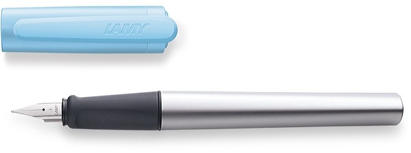 Чорнильна ручка Lamy Nexx Azure матовий хром перо M (середнє)