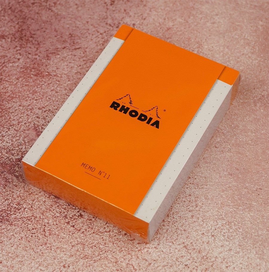 Блок паперу для записів Rhodia Memo Pad №11 А7+ в крапку