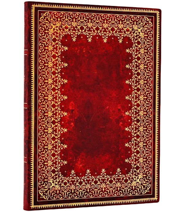 Блокнот Paperblanks Стара Шкіра Фольговані Візерунки Flexi середній 12 х 17,5 см в лінію