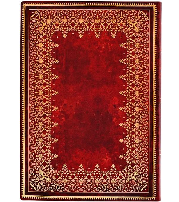 Блокнот Paperblanks Стара Шкіра Фольговані Візерунки Flexi середній 12 х 17,5 см в лінію