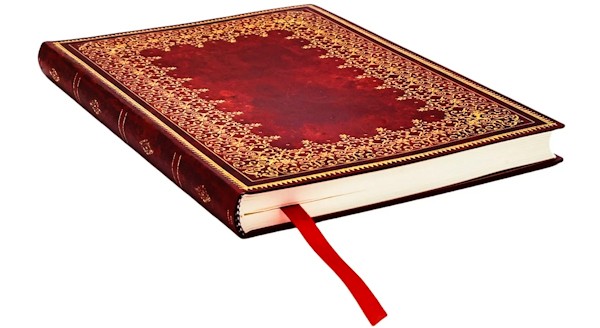 Блокнот Paperblanks Стара Шкіра Фольговані Візерунки Flexi середній 12 х 17,5 см в лінію