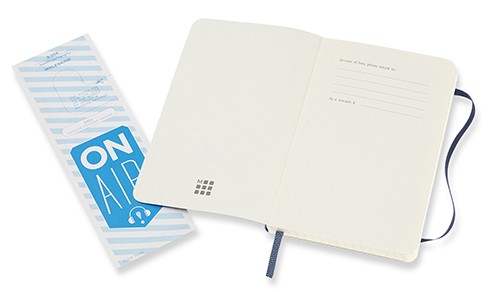 Блокнот Moleskine Classic 9 х 14 см у клітинку сапфір м'який