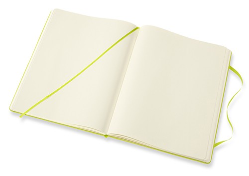 Блокнот Moleskine Classic великий 19 x 25 см нелінований лимонний зелений