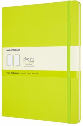 Блокнот Moleskine Classic великий 19 x 25 см нелінований лимонний зелений