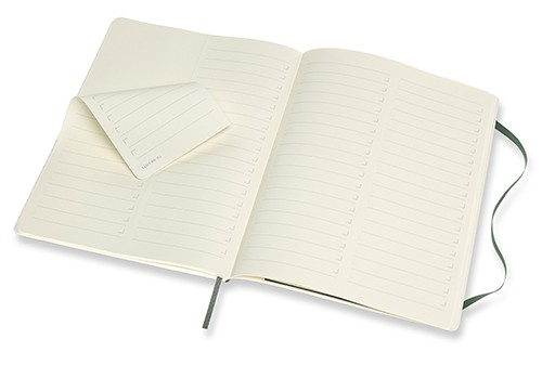 Блокнот недатований Moleskine PRO м'який великий 19 х 25 см лісовий зелений 