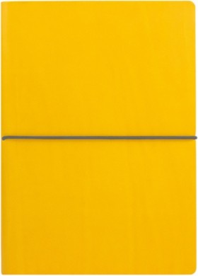 Блокнот Ciak великий 15 х 21 см в крапку жовтий