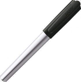 Чорнильна ручка Lamy Nexx Black матовий хром перо A для початківців (середнє)