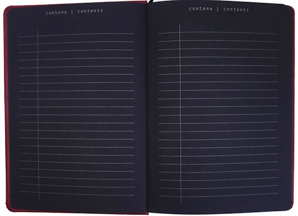 Блокнот Rhodia Goalbook А5 15,5 х 21,5 см чорний з чорними аркушами в крапку твердий