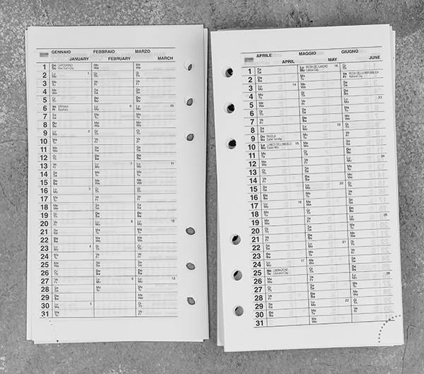 Вставка inTempo для органайзера Щоденник на 2026 рік А5