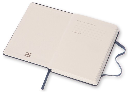 Блокнот Moleskine Classic 9 х 14 см у клітинку сапфір