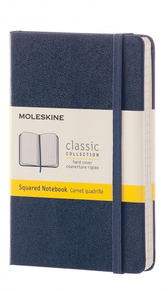 Блокнот Moleskine Classic 9 х 14 см у клітинку сапфір