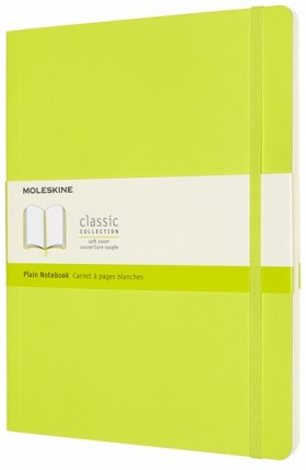 Блокнот Moleskine Classic великий 19 x 25 см нелінований лимонний зелений м'який