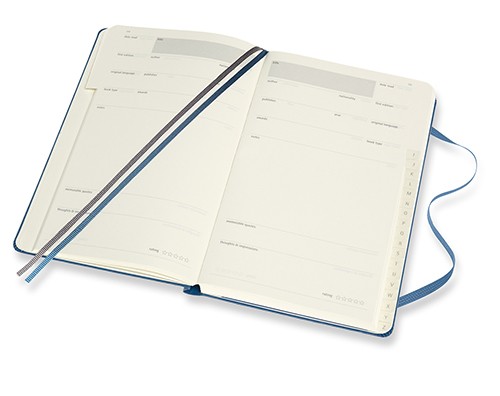 Подарункове видання Moleskine Passion Книги середній 13 х 21 см синій