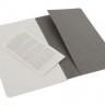 Набір зошитів Moleskine Cahier кишеньковий 9 х 14 см в клітинку теплий сірий 