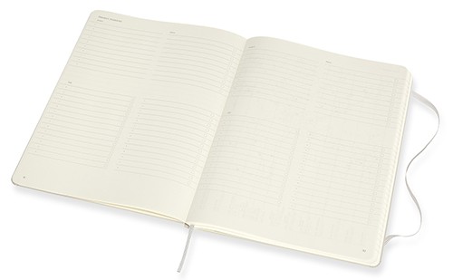 Блокнот недатований Moleskine PRO великий 19 х 25 см сірий