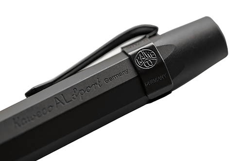 Кліпса Kaweco Sport Nostalgic чорна восьмигранна 