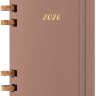Щотижневик Moleskine 2026 Spiral середній 13 х 21 см мигдальний