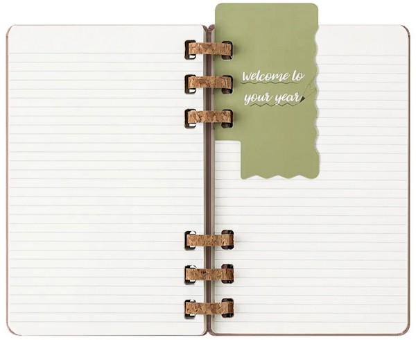 Щотижневик Moleskine 2026 Spiral середній 13 х 21 см мигдальний