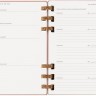 Щотижневик Moleskine 2026 Spiral середній 13 х 21 см мигдальний