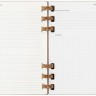 Щотижневик Moleskine 2026 Spiral середній 13 х 21 см мигдальний