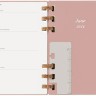 Щотижневик Moleskine 2026 Spiral середній 13 х 21 см мигдальний