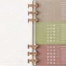 Щотижневик Moleskine 2026 Spiral середній 13 х 21 см мигдальний