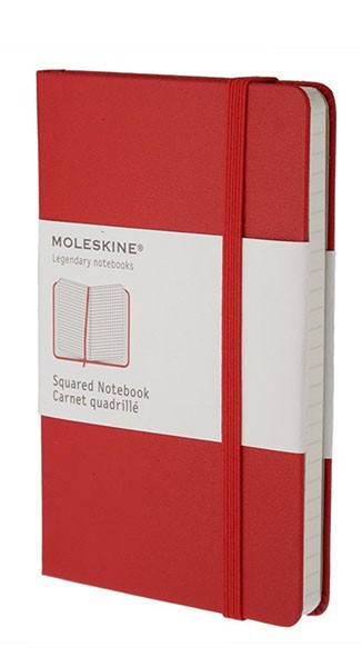 Блокнот Moleskine Classic 9 х 14 см у клітинку червоний