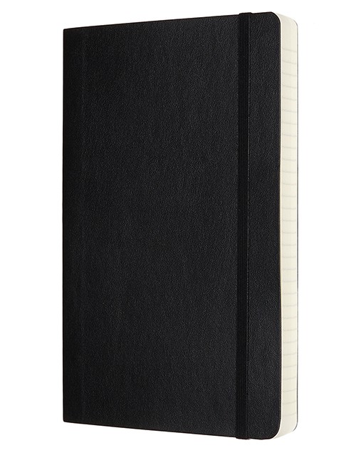 Блокнот Moleskine Classic Expanded середній 13 x 21 см в лінію чорний м'який